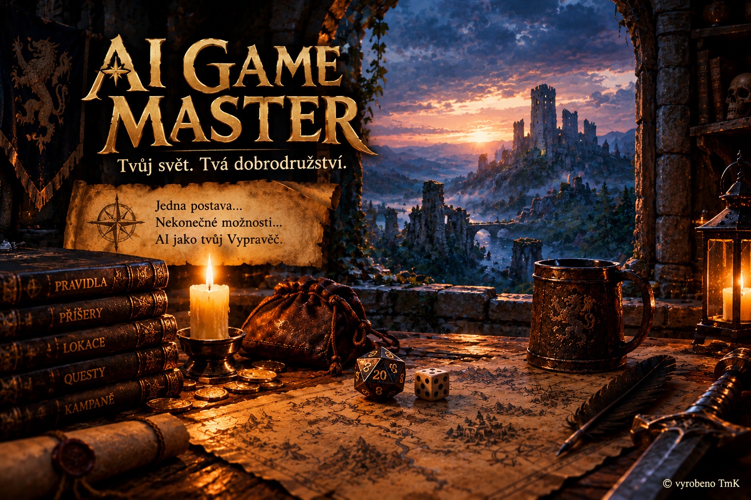 AI Game Master — Tvé dobrodružství čeká